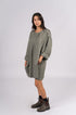 Montaigne Paysanne Oversized Linen Shirt Khaki