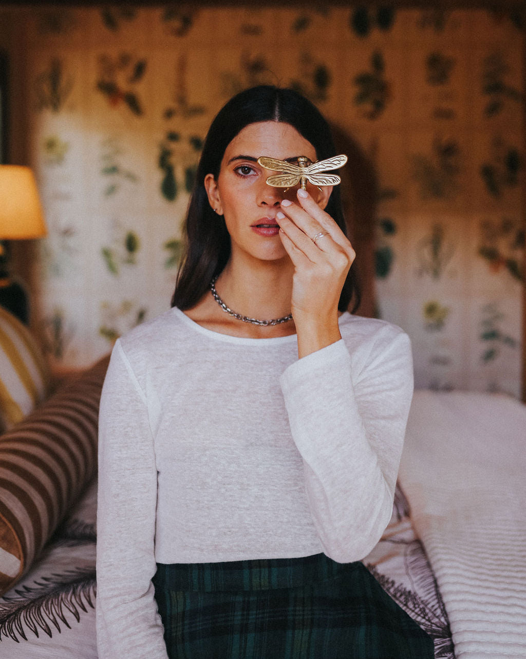 Montaigne Perry Linen Jersey Top