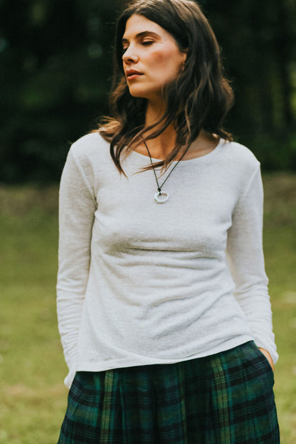 Montaigne Perry Linen Jersey Top1