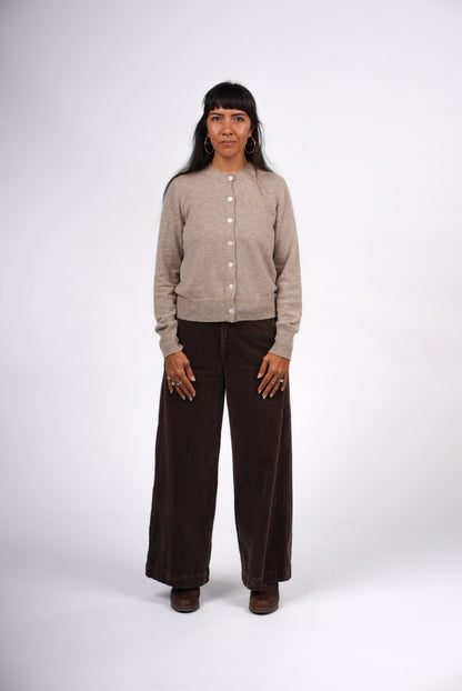 Montaigne Rene Corduroy Pant Long Length Dark Brown7