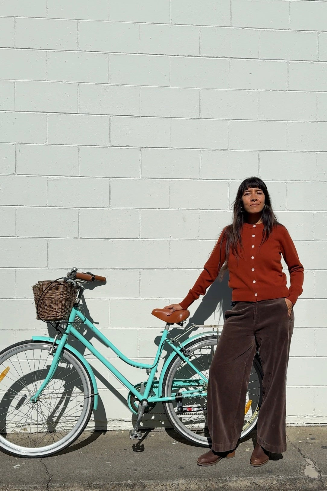 Montaigne Rene Corduroy Pant Long Length Dark Brown9