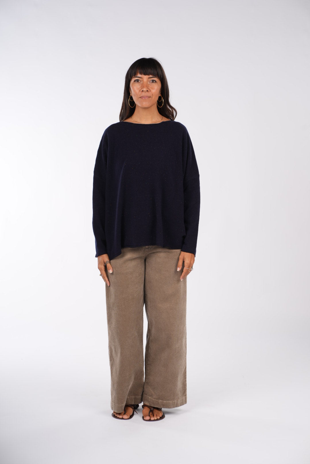 Montaigne Rene Corduroy Pant Long Length Taupe1