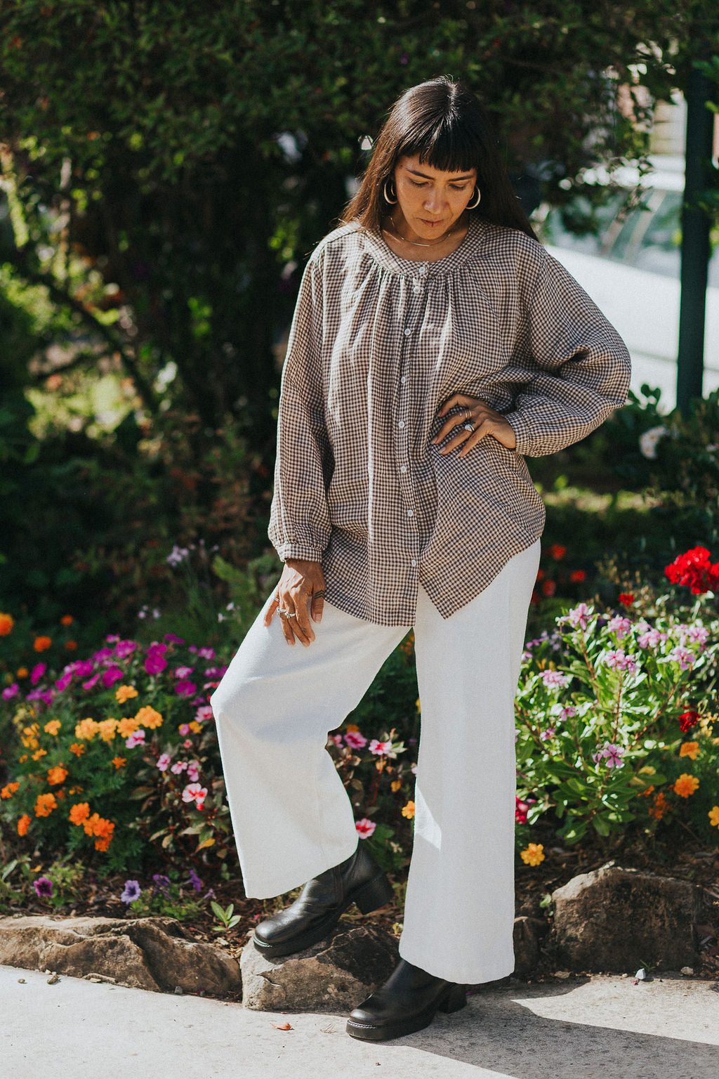Montaigne Rene Corduroy Pant Long Length White3