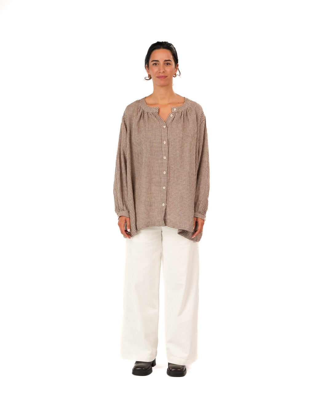 Montaigne Rene Corduroy Pant Long Length White4