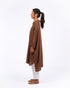 Montaigne Romie Oversized Linen Shirt Dress Tobacco