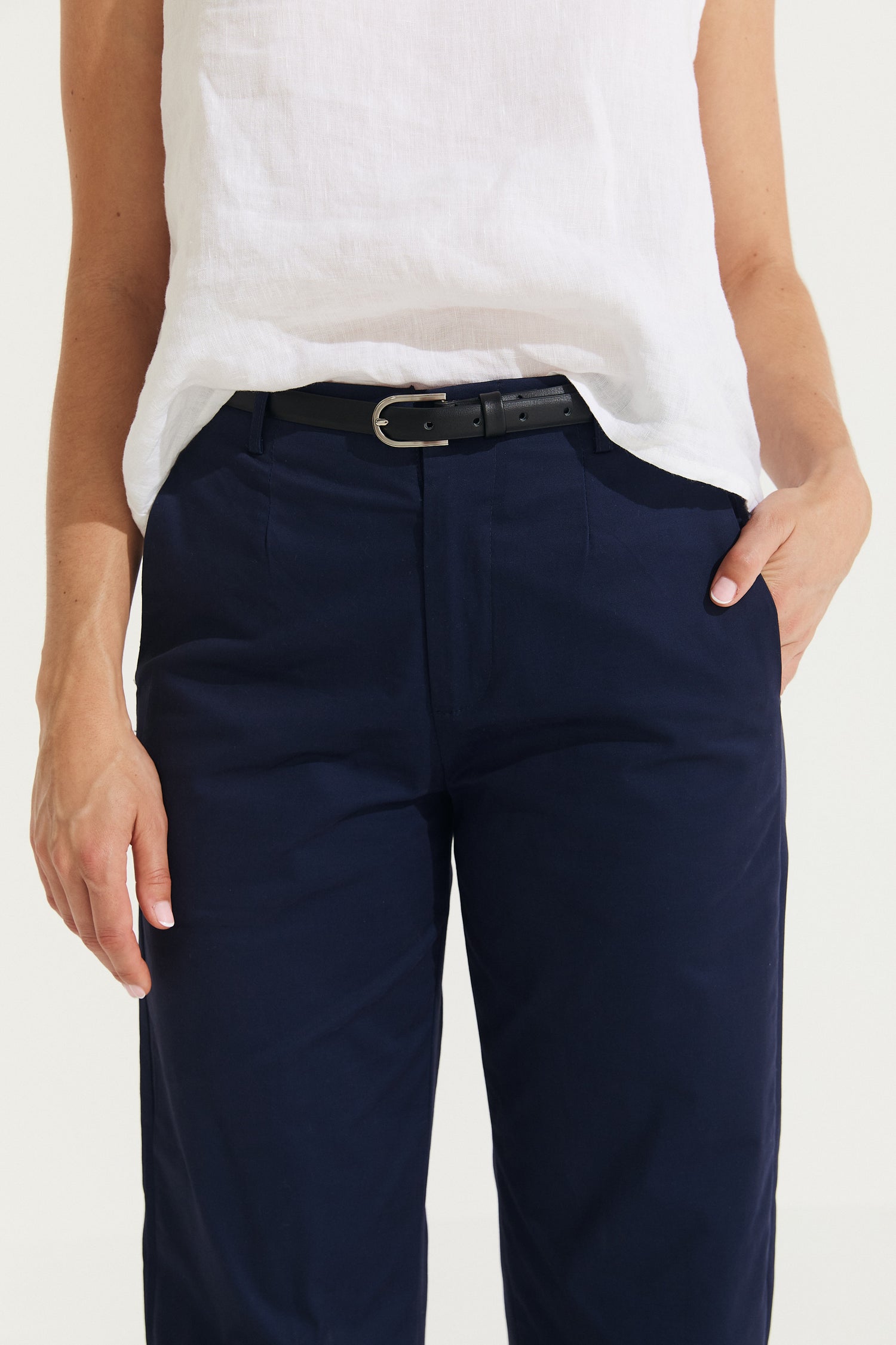Montaigne Sandro Cotton Pant Navy2