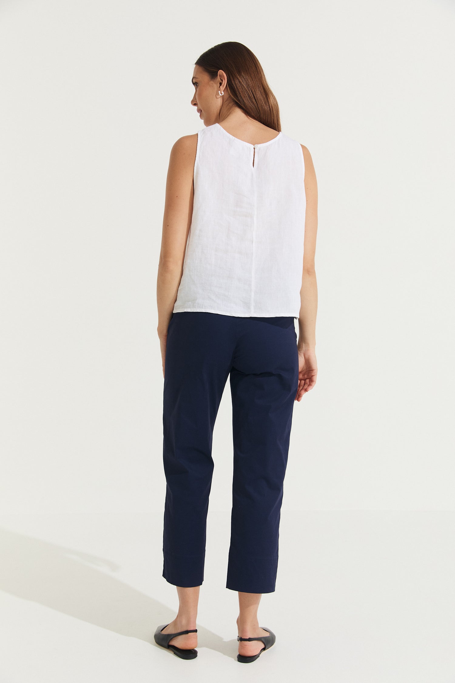 Montaigne Sandro Cotton Pant Navy3