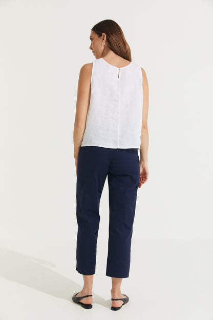 Montaigne Sandro Cotton Pant Navy3