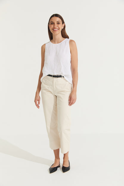 Montaigne Sandro Cotton Pant Sand2