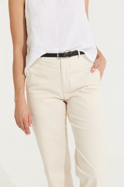 Montaigne Sandro Cotton Pant Sand5