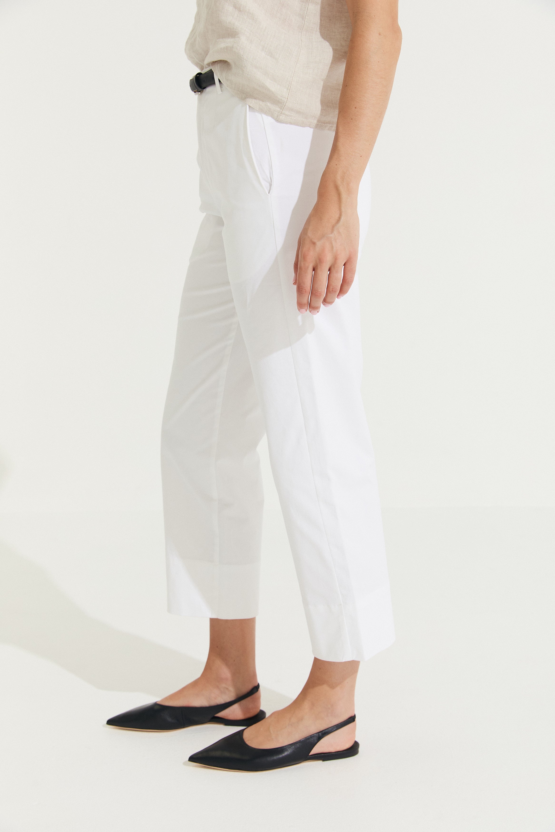 Montaigne Sandro Cotton Pant White1
