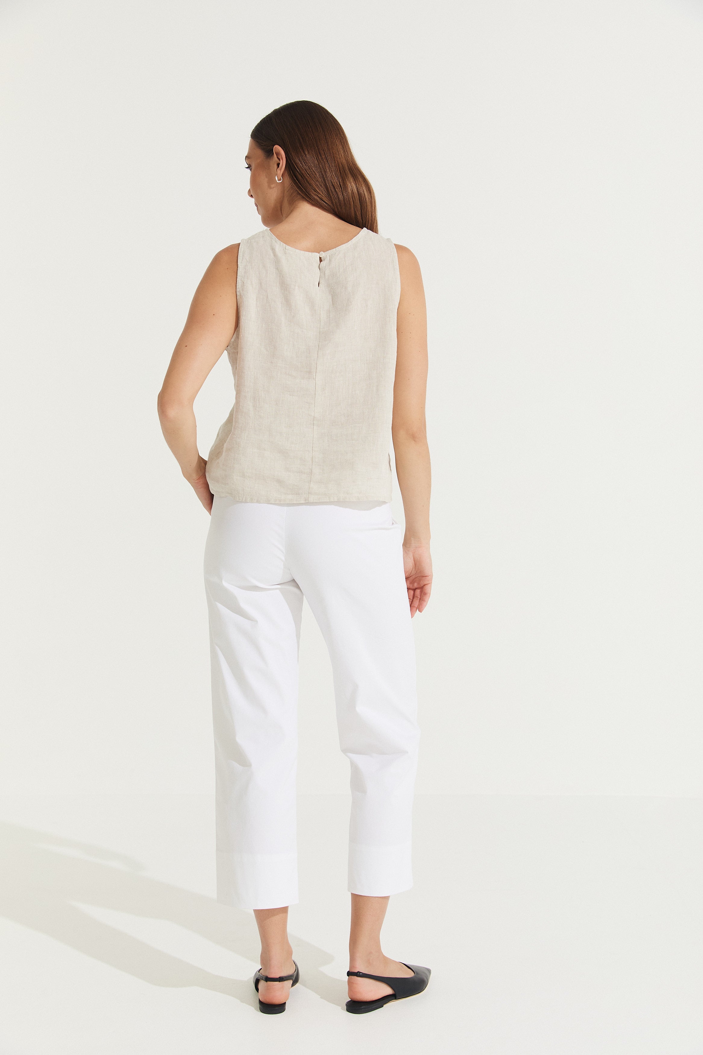 Montaigne Sandro Cotton Pant White3