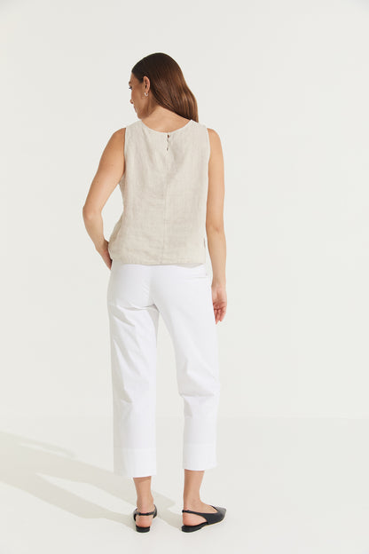 Montaigne Sandro Cotton Pant White3