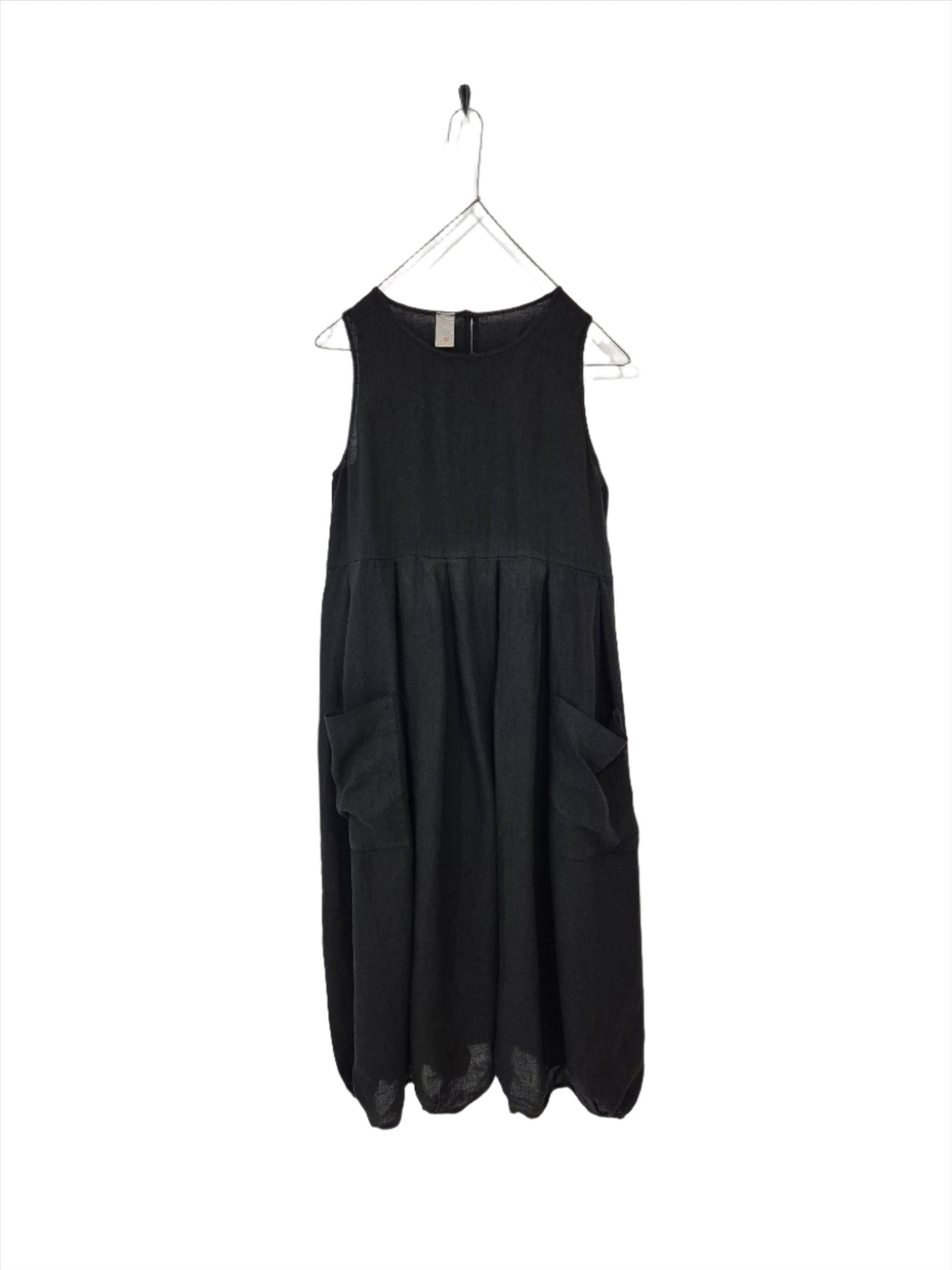 Montaigne Sartène Linen Summer Dress Black