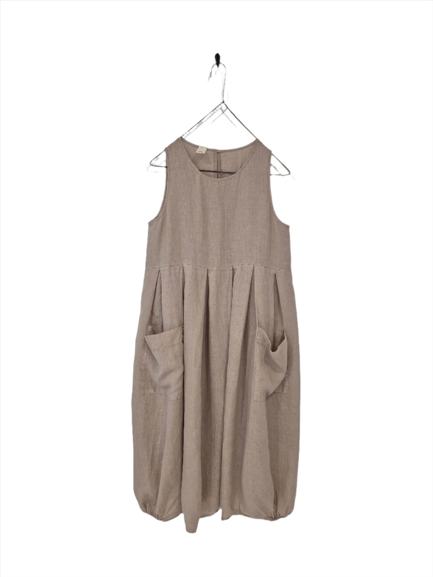 Montaigne Sartène Linen Summer Dress Natural