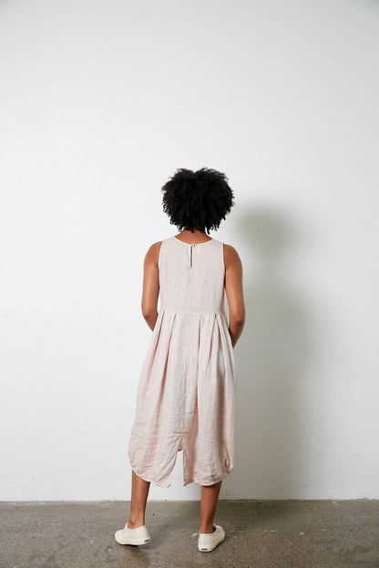 Montaigne Sartène Linen Summer Dress Rose3