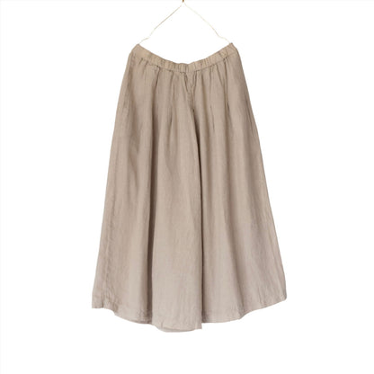 Montaigne Solid Linen Culottes Natural