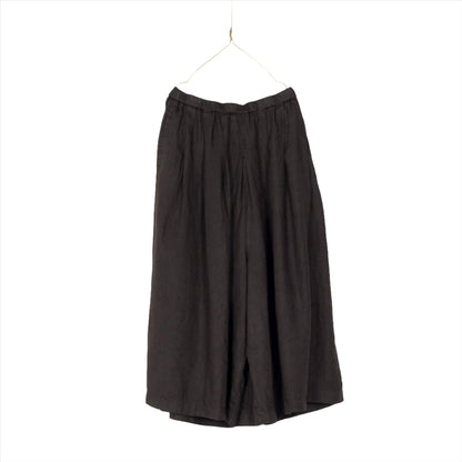 Montaigne Solid Linen Culottes Petrol