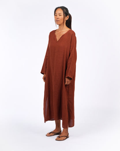 Sophie Linen Kaftan Dress