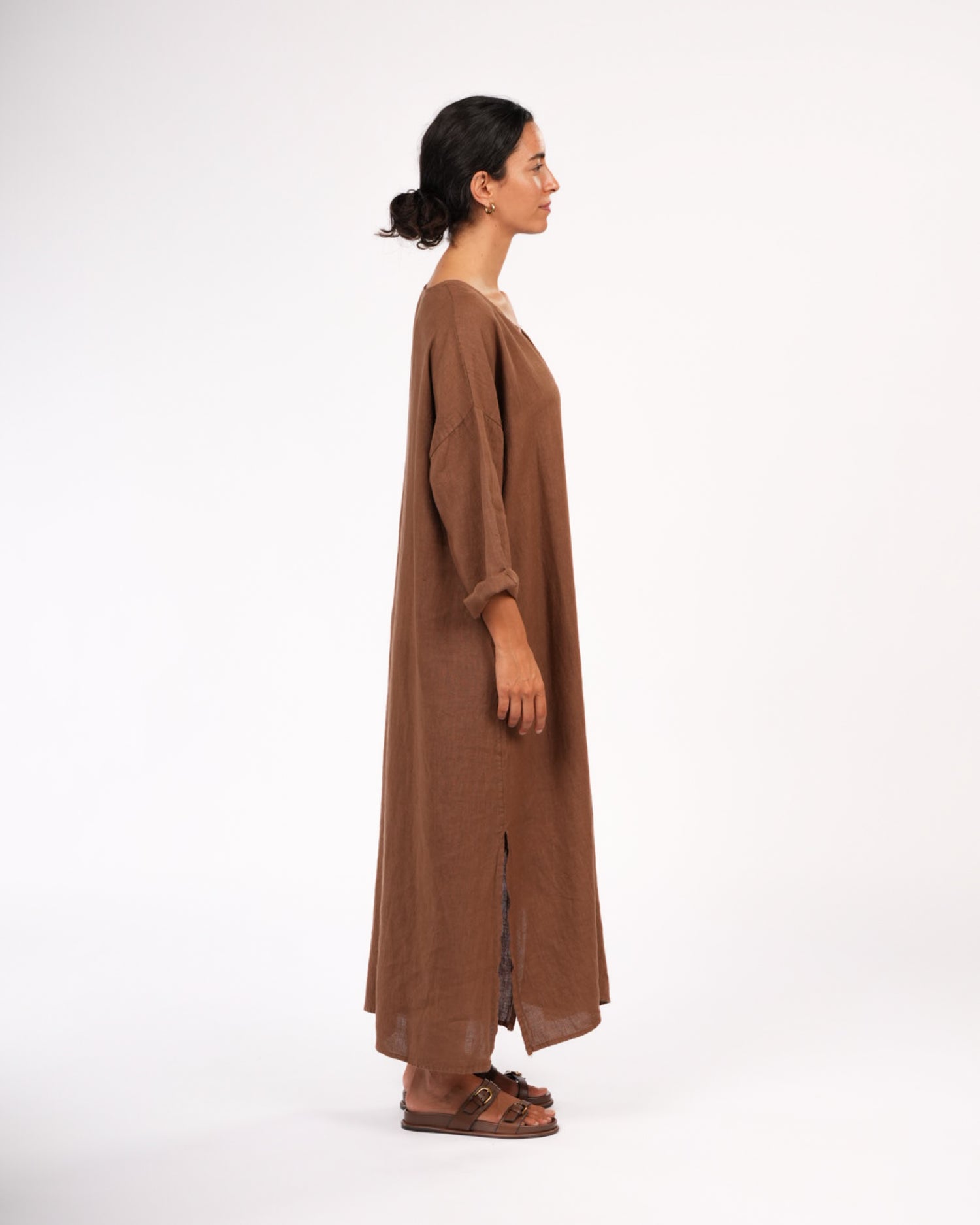 Sophie Linen Kaftan Dress