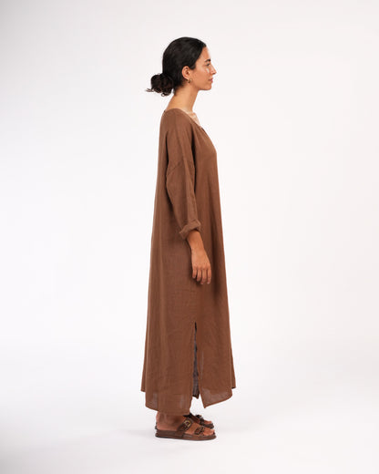 Sophie Linen Kaftan Dress