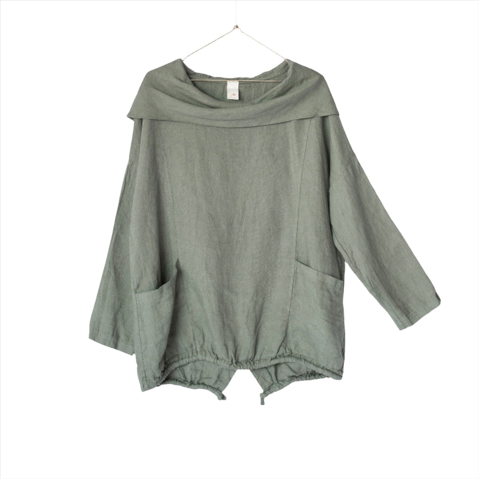 Montaigne Throw Over Hooded Jacket Khaki