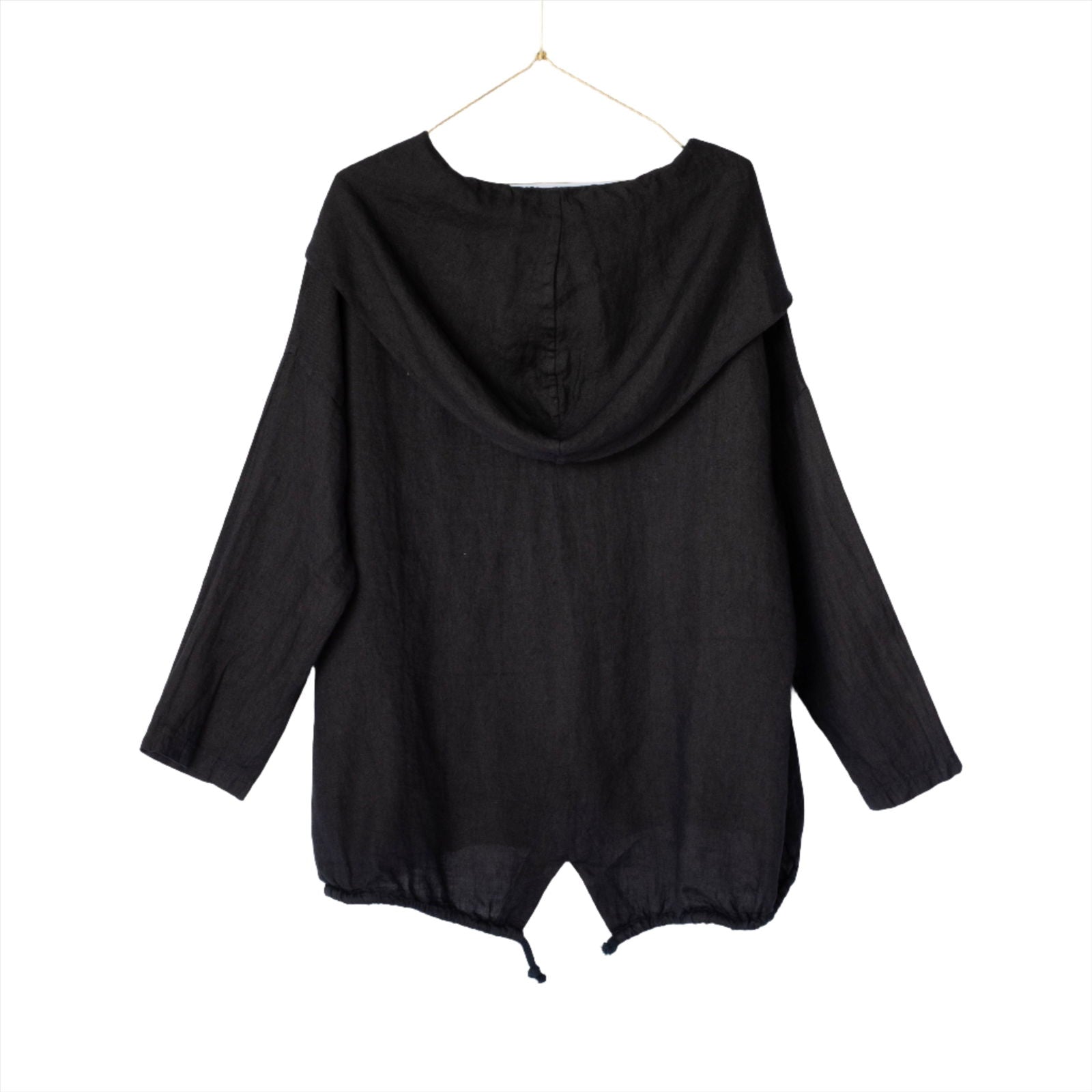 Montaigne Throw Over Hooded Jacket Navy2