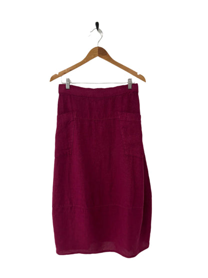 Montaigne Tulip Linen Skirt Orchid