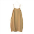 Montaigne Tulipe Linen Slip Dress Cammello