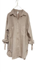 Montaigne Voyage Long Sleeve Linen Shirt Natural