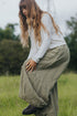 Montaigne Womens Eadie Gingham Linen Pants Pistachio3