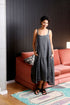 Montaigne Fabienne Linen Dress Petrol