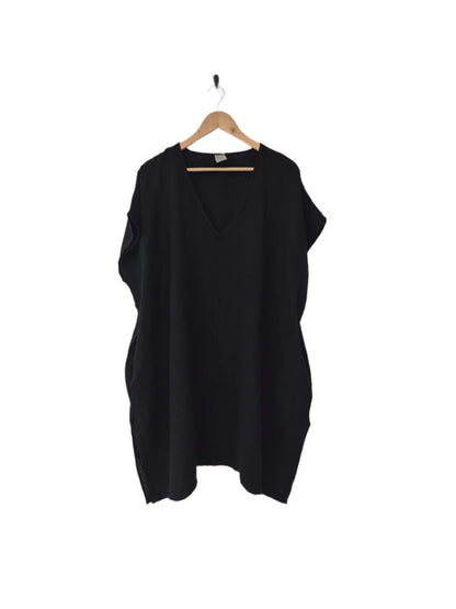 Montaigne Jacqueline Linen Kaftan Black