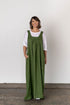 Montaigne Marseille Linen Dress Forest Green1