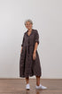Montaigne Rodin Linen Drawstring Dress Rum Raisin