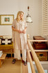 Montaigne Simone Short Sleeve Linen Dress Natural