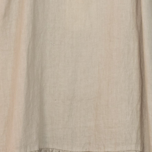 Florence linen dress with raw seam