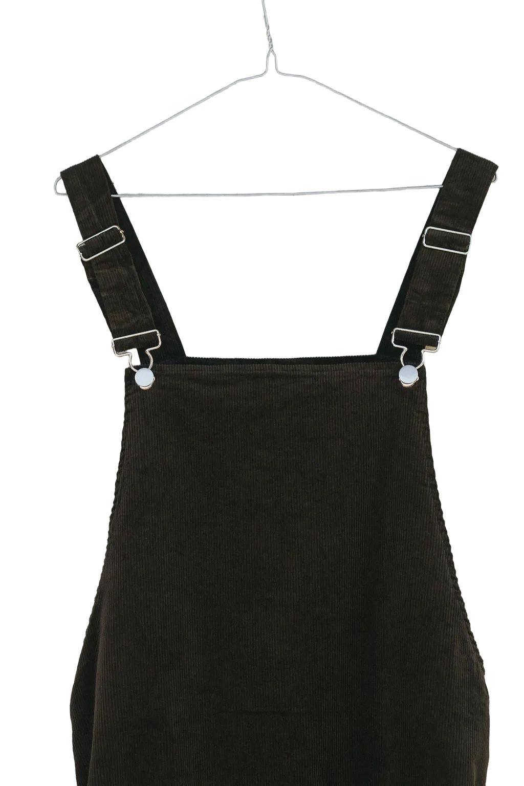Corduroy Cotton Midi Overall Style Dress