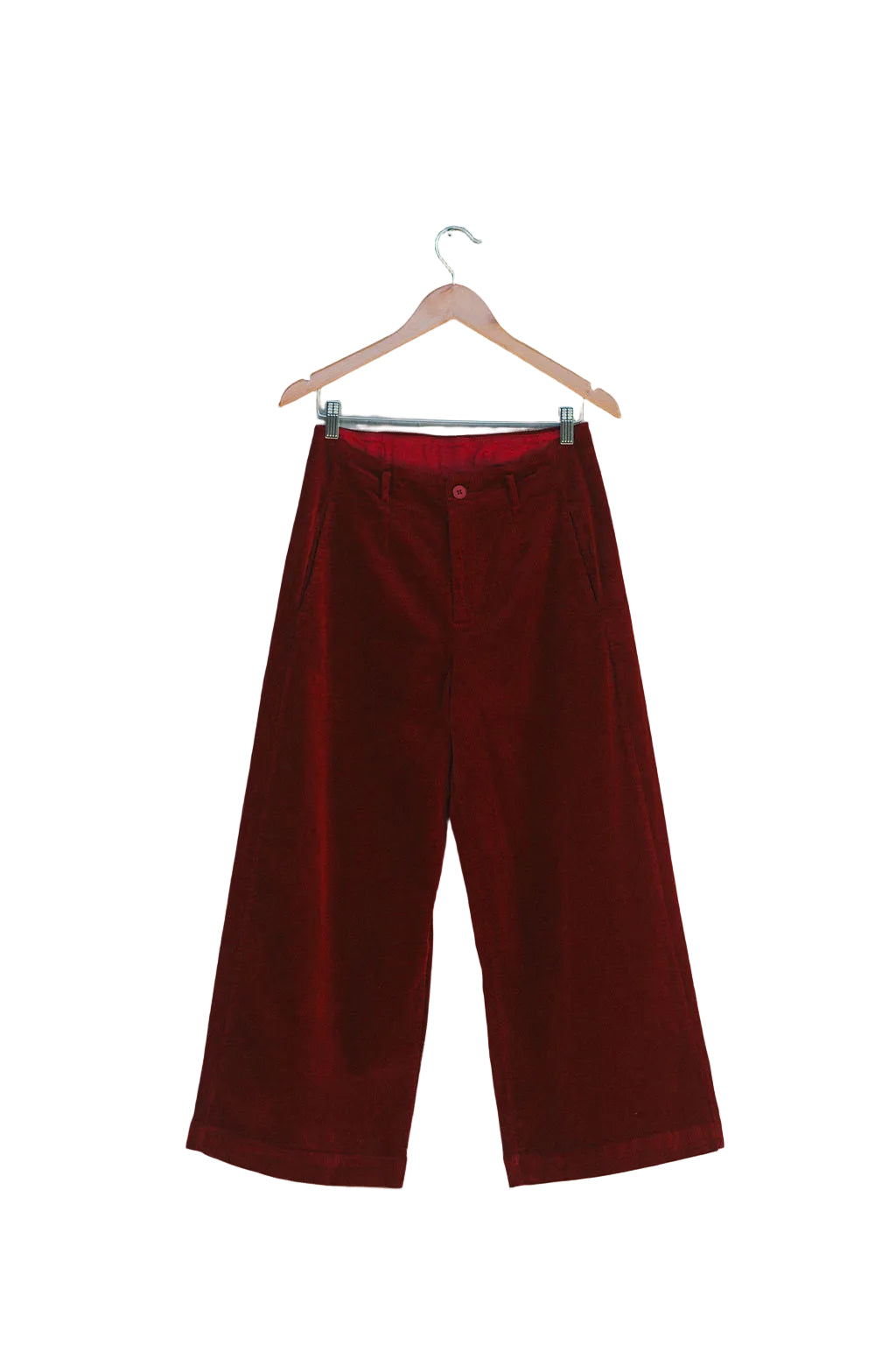 Rene Corduroy Cotton Wide Leg Pants