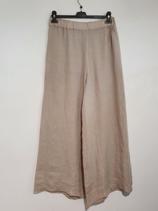 Jambes full-length linen pants