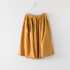 European Linen skirt - Mustard