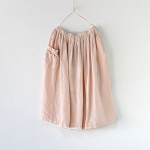 European Linen skirt - Rose