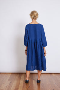 Journee Baggy Linen Dress