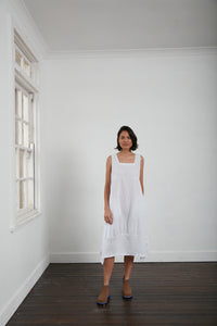 Anaïs Linen pinafore dress