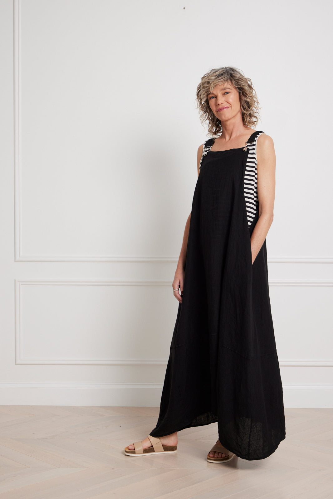 Anouk overall-style maxi dress – Montaigne Paris