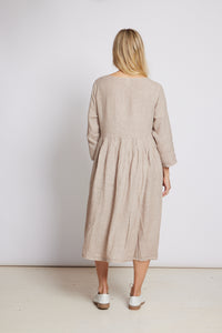 Journee Baggy Linen Dress