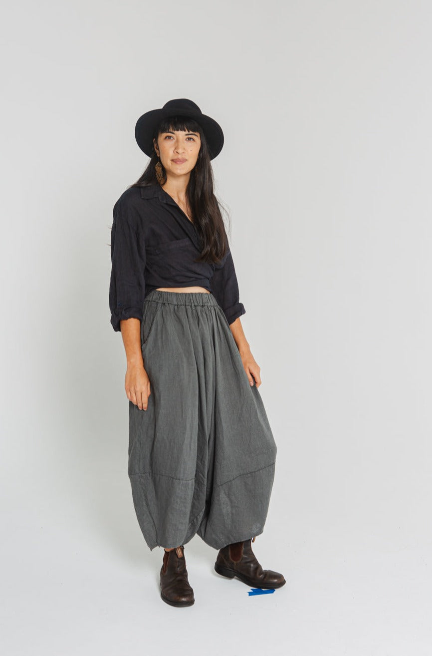 Linen Harem Pants, Women's Linen Pants, Sustainable Clothes, Linen